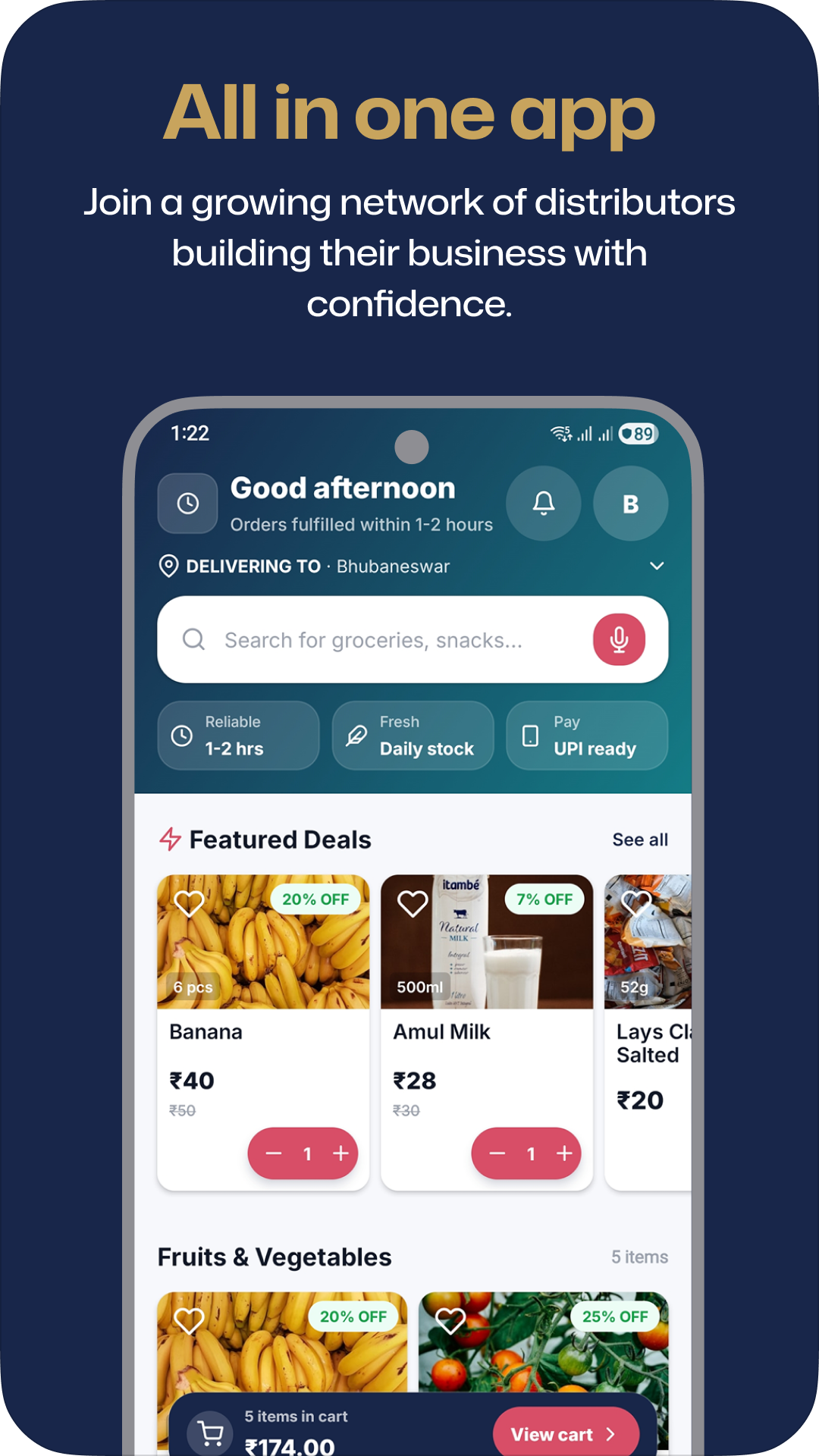 Apna Setu order tracking screen